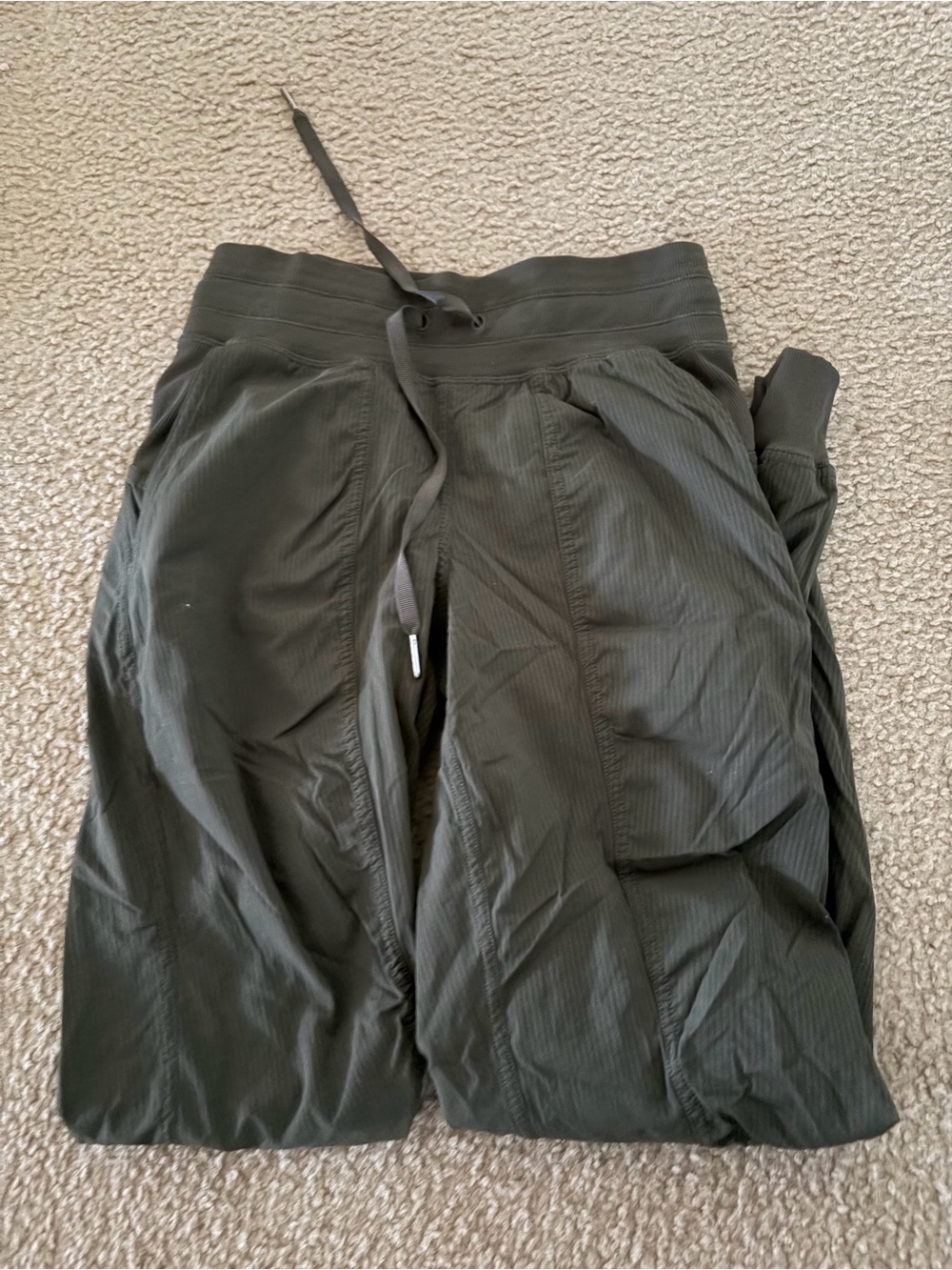 lululemon athletica Green studio joggers cuffed